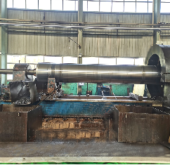 Embossing machine roller shell